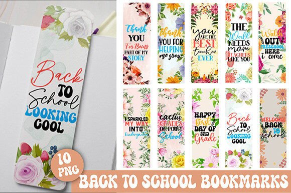 Back to School Bookmarks PNG – Creative Design Files for Every Project
