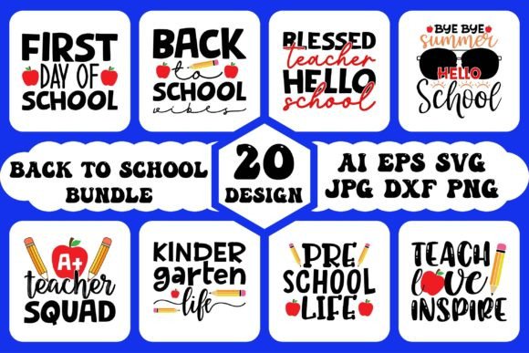 Back to School Bundle, T Shirt Bundle