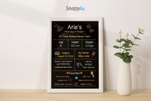 Back to School First Day Sign Printable: A Simple Way to Capture Memories