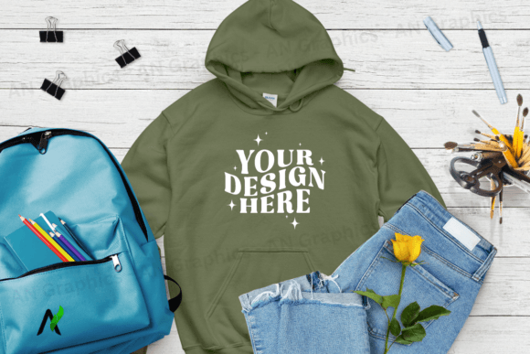 Back to School Gildan 18500 Mockup - 017