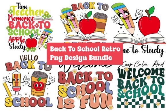 Back to School Retro PNG Design Bundle: A Comprehensive Overview