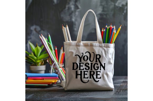 Background Back to School, Empty Tote Ba: A Practical Guide for Designers and Creators