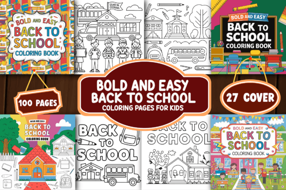 Bold and Easy Back to School Color Pages: A Creative Resource for Educators and Parents