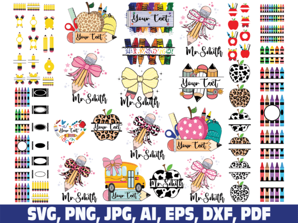 Crayons Name Back to School Svg Png: A Versatile Resource for Creative Projects