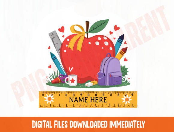 Custom Name Kids Png, Back to School Png: A Personalized Touch for Every Child