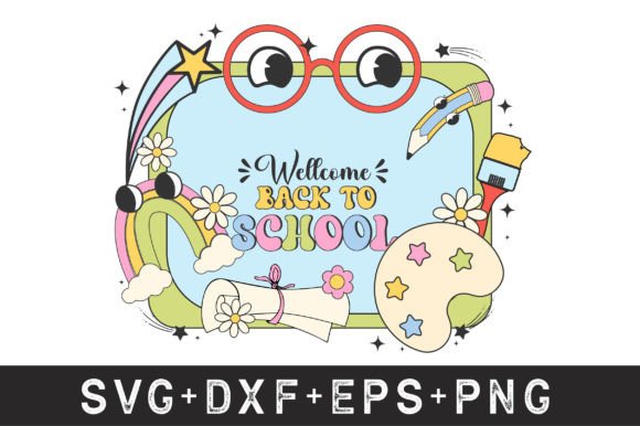 Groovy Retro Back to School Font
