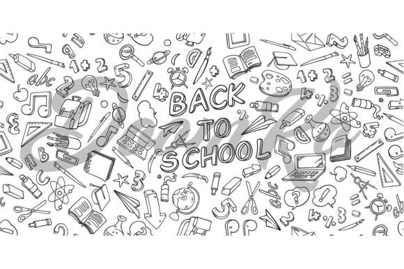 Hand Drawn Back to School Doodle: A Creative Resource for Designers and Educators