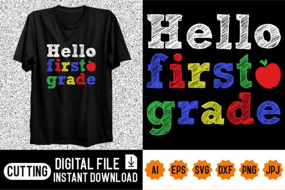 Hello First Grade Back to School Shirt: A Versatile Digital Asset for 2024