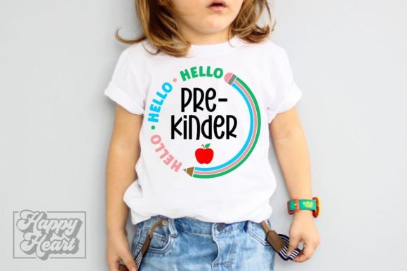Hello Pre Kinder SVG - Back to School: A Strategic Resource for Designers and Creators