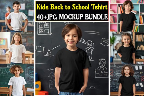 Kids Back to School Mockup Bundle 01: A Game-Changer for Creative Professionals