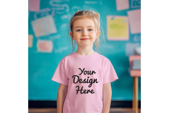 Kids Back to School T Shirt Mockup