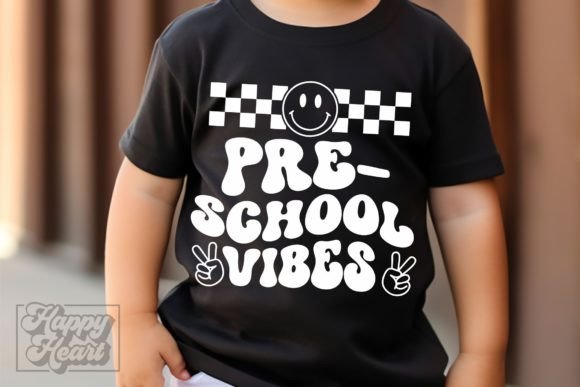 Preschool Vibes SVG - Back to School PNG: A Versatile Design for Creative Workflows