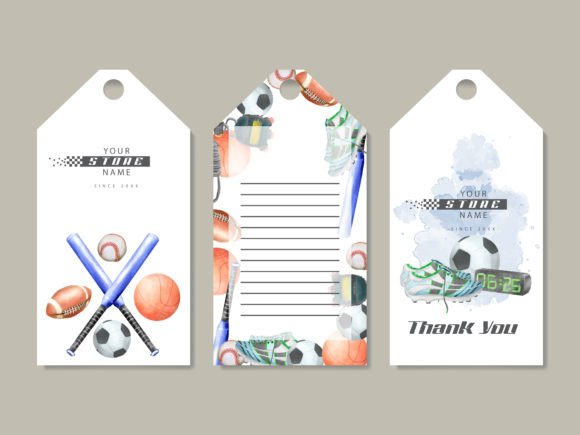 Watercolor Back to School Tag Label