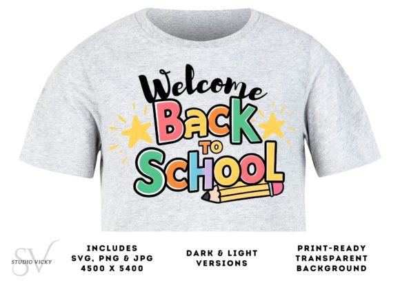 Welcome Back to School Graphic Art